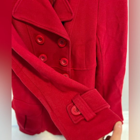 Banana Republic Red Coat, M - Picture 5 of 7